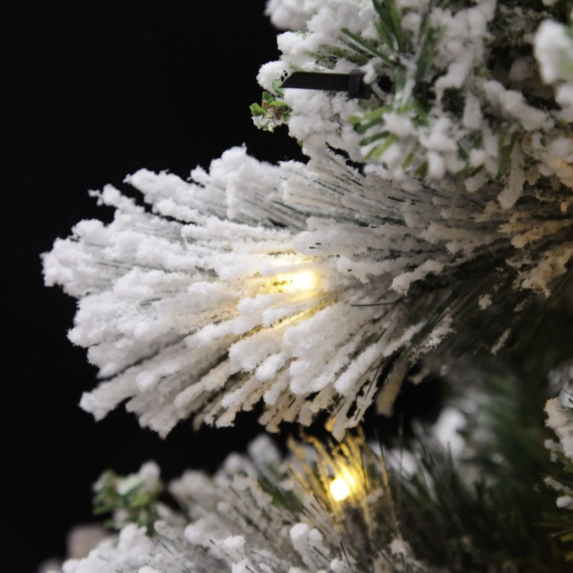 Pre-lit Snow Flocked Fir Christmas Tree Christmas Trees|
