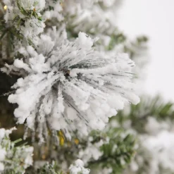 Pre-lit Snow Flocked Fir Christmas Tree Christmas Trees|