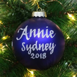 Proud Aussie Flag Christmas Bauble Personalised Baubles|