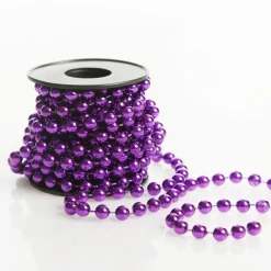 Purple Bead Chain Christmas Garland Tree Garlands|