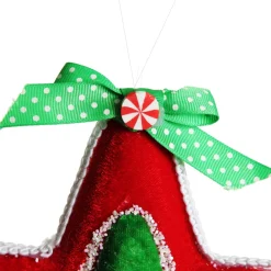 Red and Green Candy Star Christmas Decoration Christmas Tree Decorations|