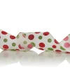 Red and Green Dots Wired Christmas Ribbon Ribbons|