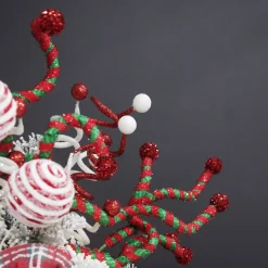 Red and Green Whimsical Christmas Pick Christmas Tree Picks|