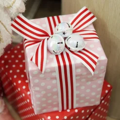 Red and White Candy Cane Ribbon - 3.8cm Ribbons|