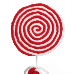 Red and White Felt Lollipop Christmas Pick Christmas Tree Picks|
