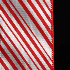 Red and White Peppermint Striped Wired Ribbon Ribbons|