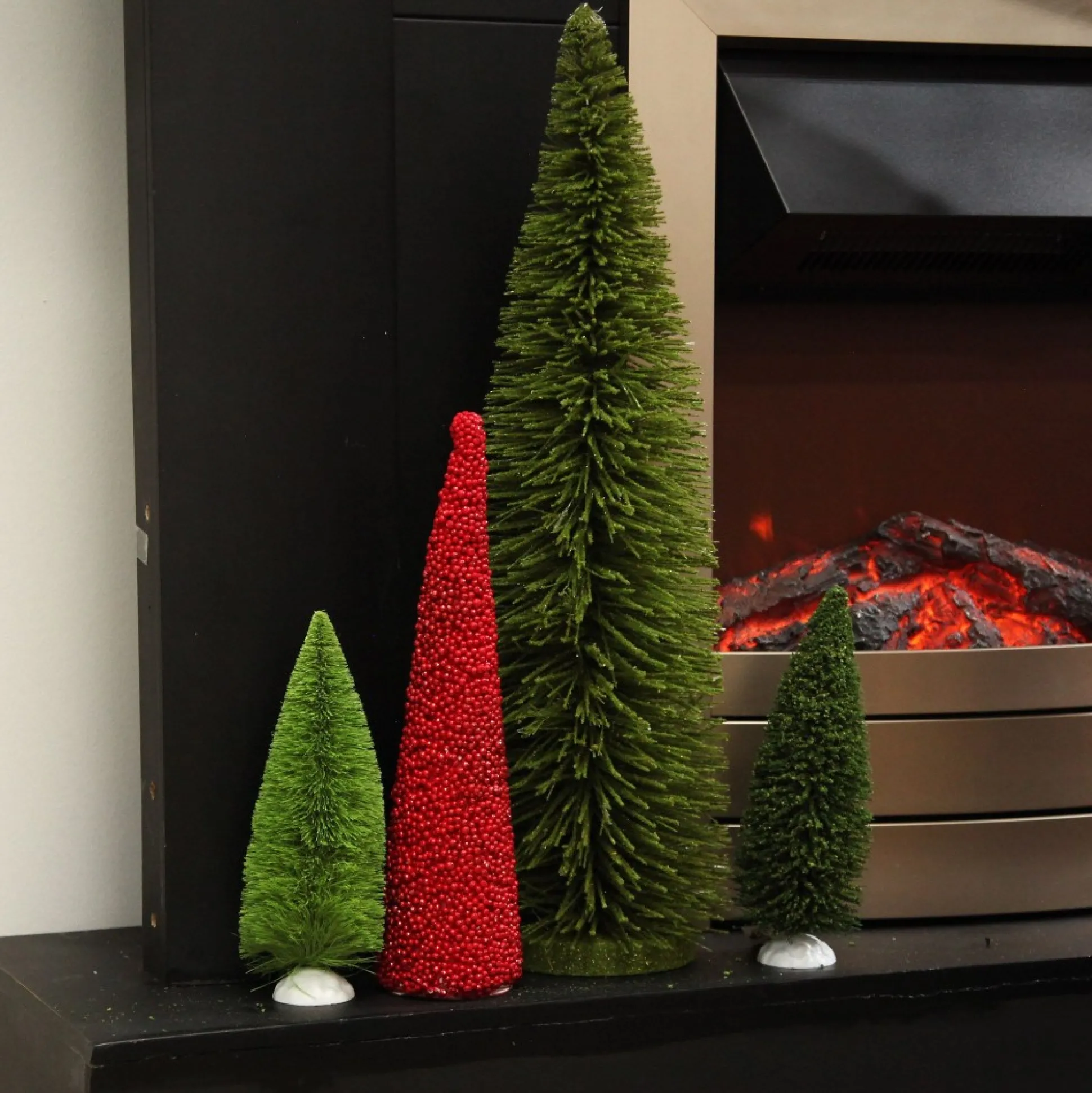 Red Berry Cone Table Top Christmas Tree Table Top Christmas Trees|