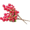 Red Berry Pick - Set of 2 Christmas Pick|
