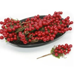 Red Berry Pick - Set of 2 Christmas Pick|