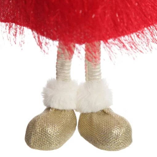 Red Dress Fabric Standing Angel Christmas Angels|