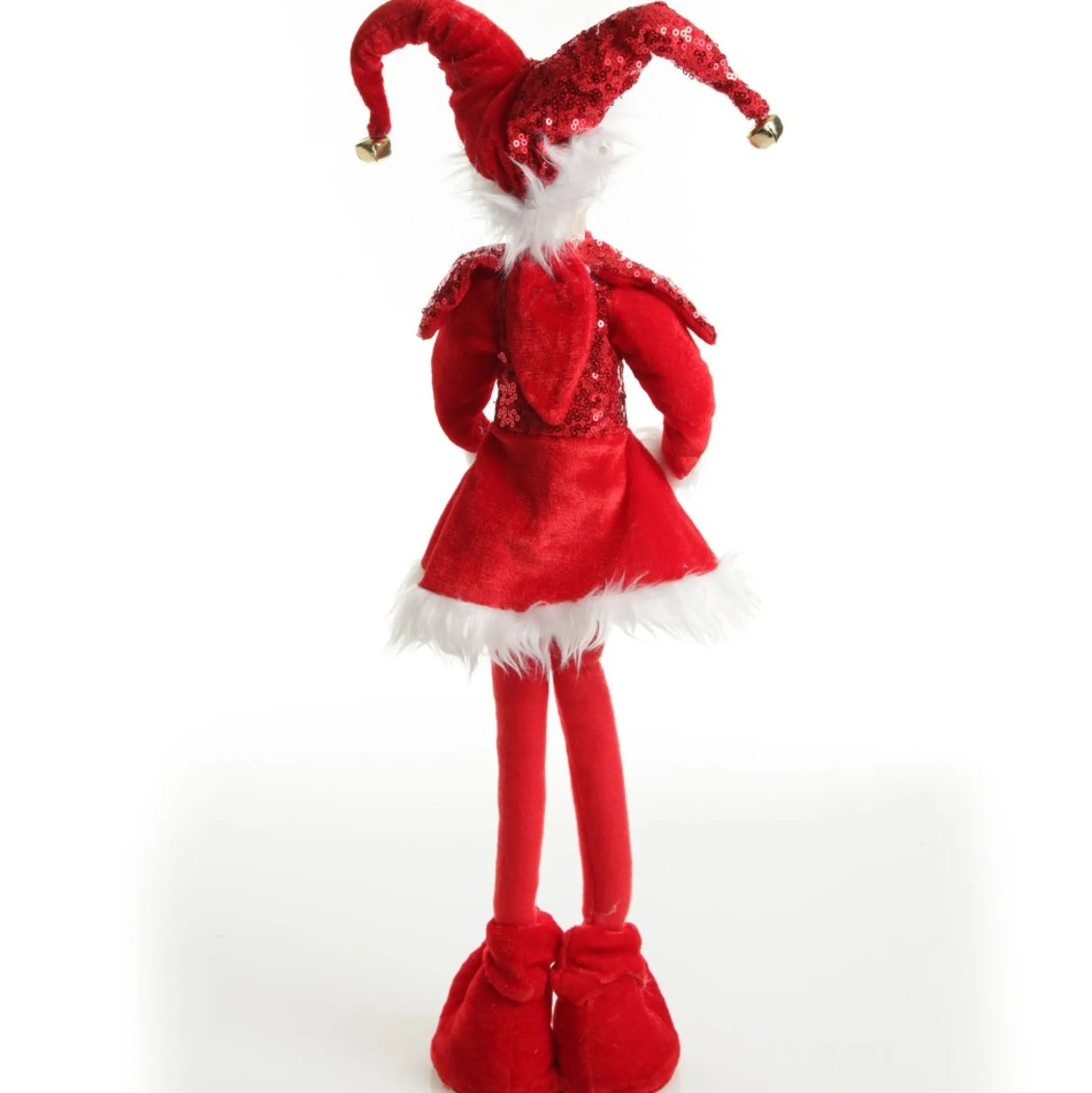 Red Elf Standing Christmas Ornament Christmas Elves And Fairies|
