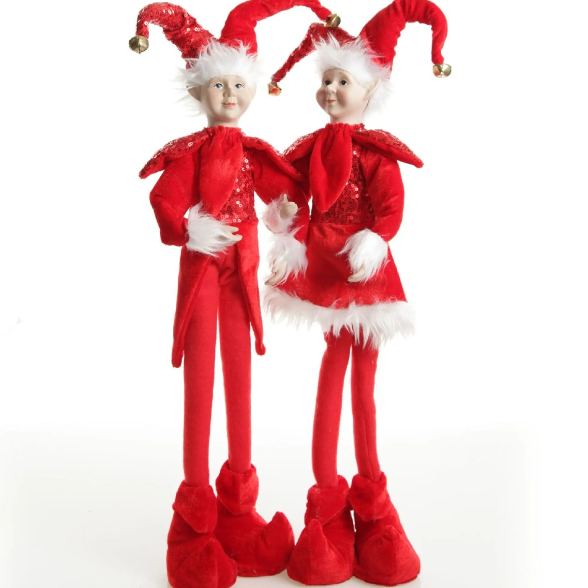 Red Elf Standing Christmas Ornament Christmas Elves And Fairies|