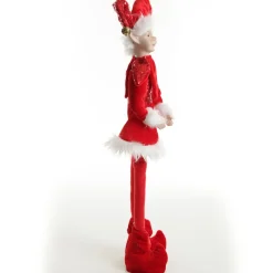 Red Elf Standing Christmas Ornament Christmas Elves And Fairies|