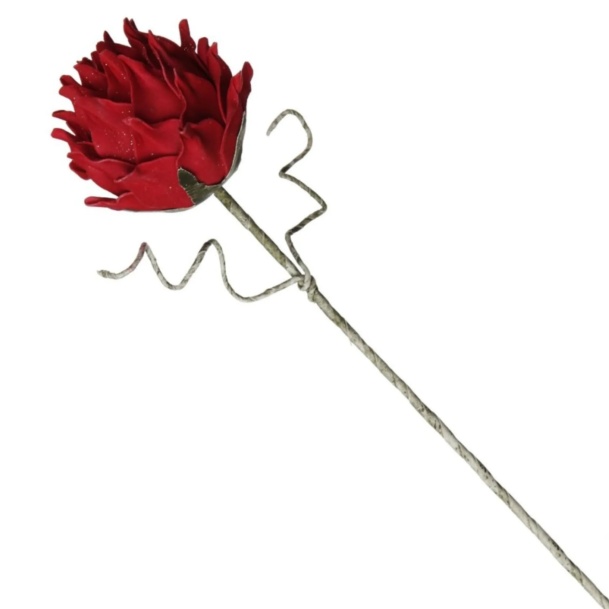 Red Ginger Lily Flower Stem Christmas Flowers|