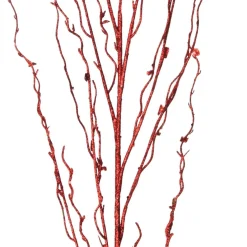 Red Glitter Branch Christmas Sprays|