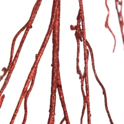 Red Glitter Branch Christmas Sprays|