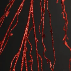 Red Glitter Branch Christmas Sprays|
