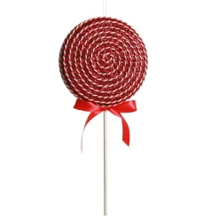 Red Glitter with Twine Lollipop Christmas Decoration Christmas Tree Decorations|