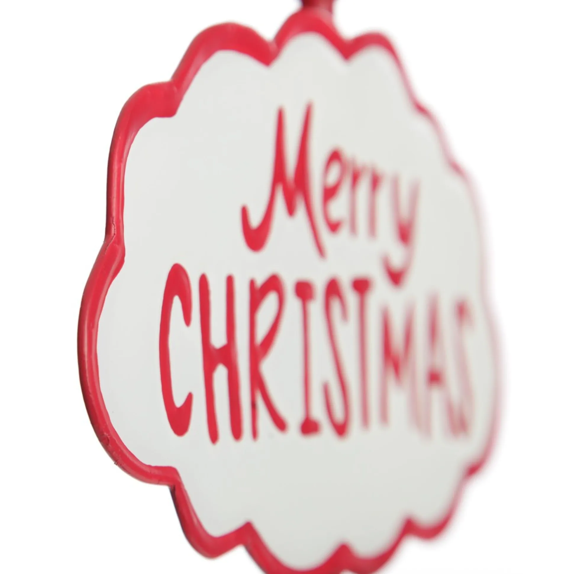Red Merry Christmas Standing Sign Ornament Christmas Ornaments|