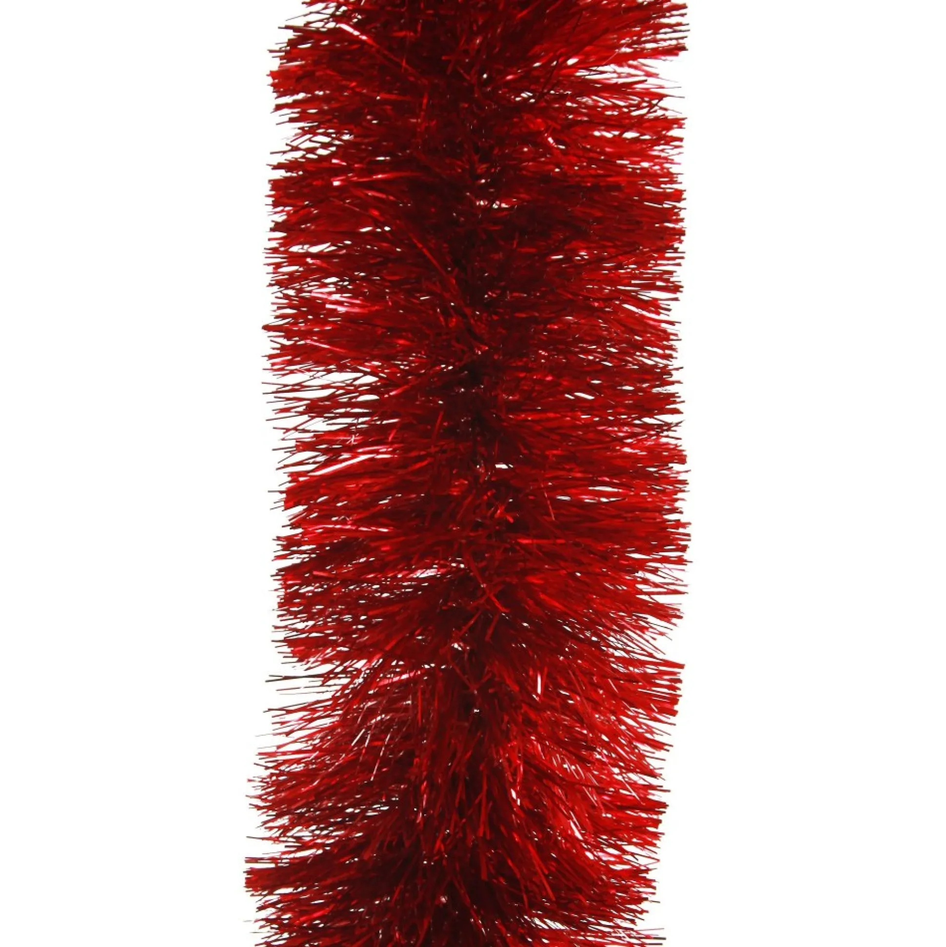 Red Metallic Thick Christmas Tinsel Garland Tree Garlands|