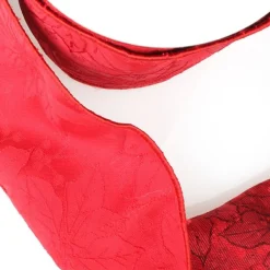 Red Poinsettia Jacquard Ribbon Garland Tree Garlands|