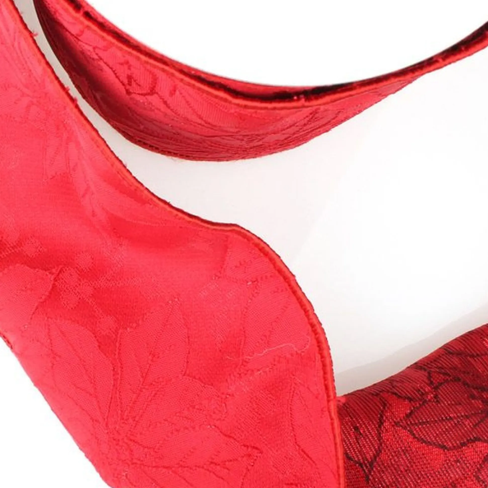 Red Poinsettia Jacquard Ribbon Garland Tree Garlands|