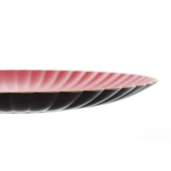 Red with Gold Edging Christmas Charger Plate Christmas Table Decor|