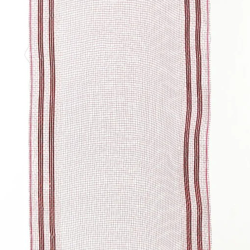 Red with White Edge Decomesh Roll Decomesh|