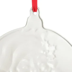 Retro Christmas Metal Santa Bauble Sign Wall Hangings And Signs|