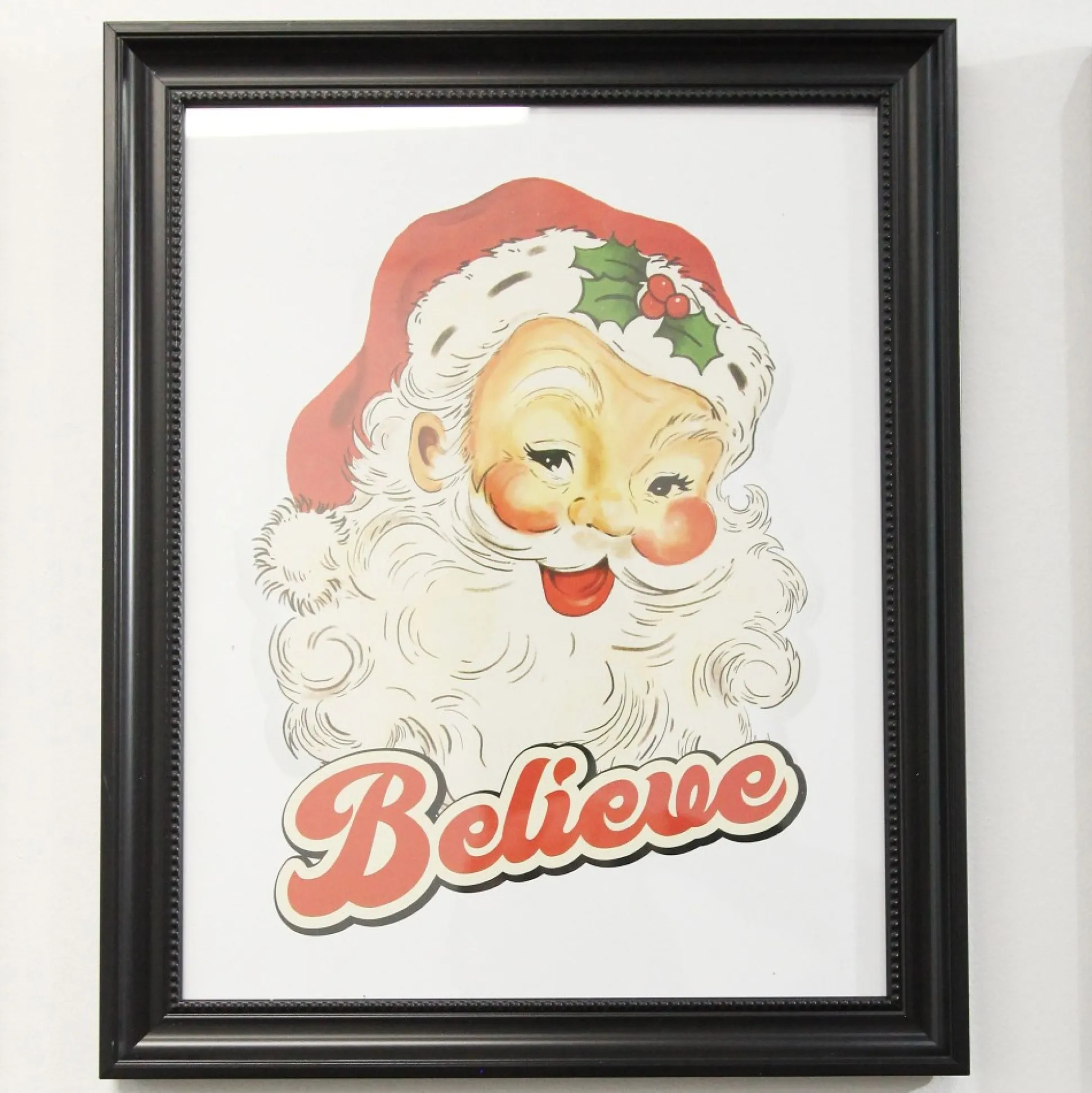 Retro Vintage Santa Christmas Posters Set of 3 Christmas Prints|