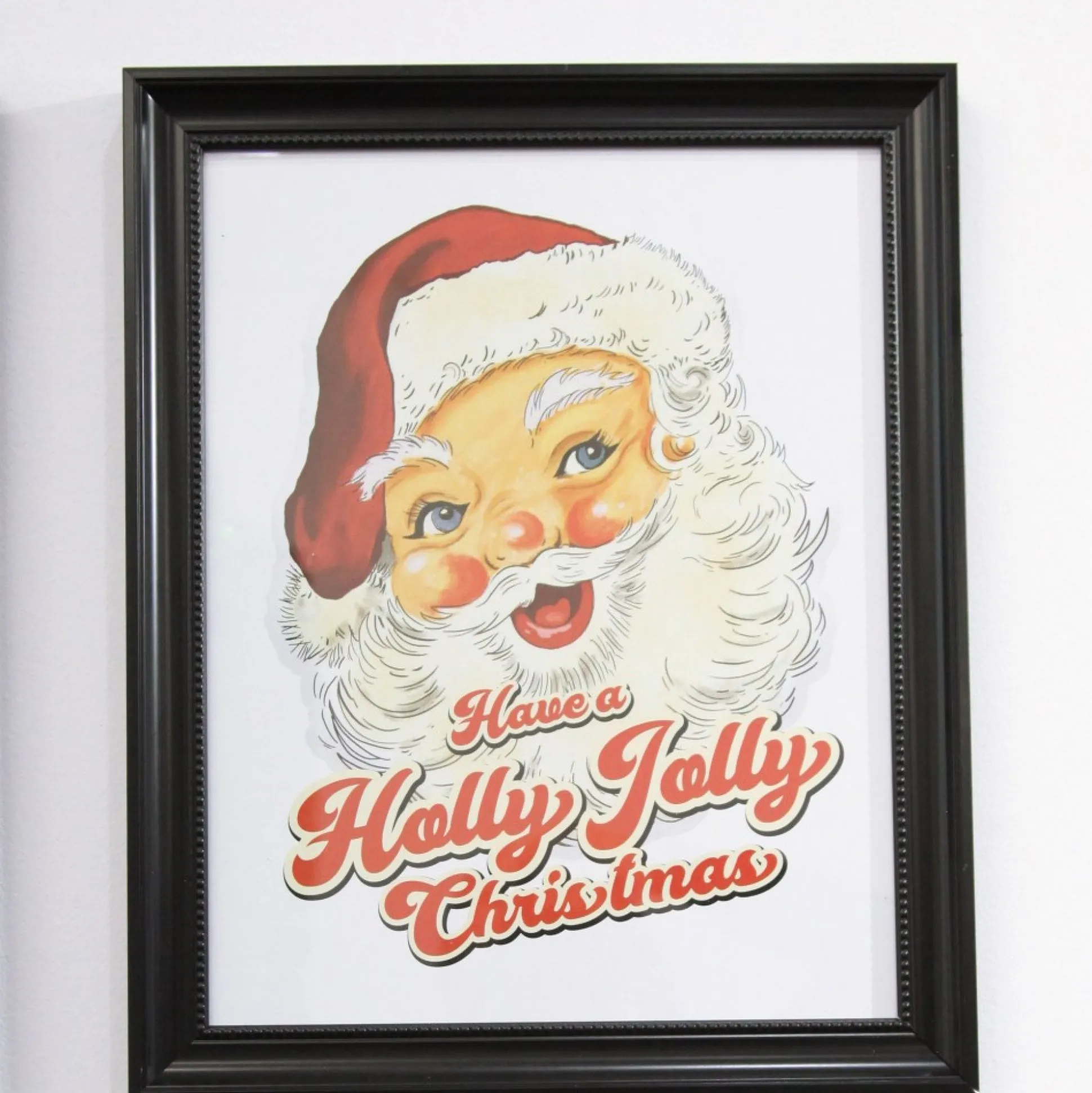 Retro Vintage Santa Christmas Posters Set of 3 Christmas Prints|