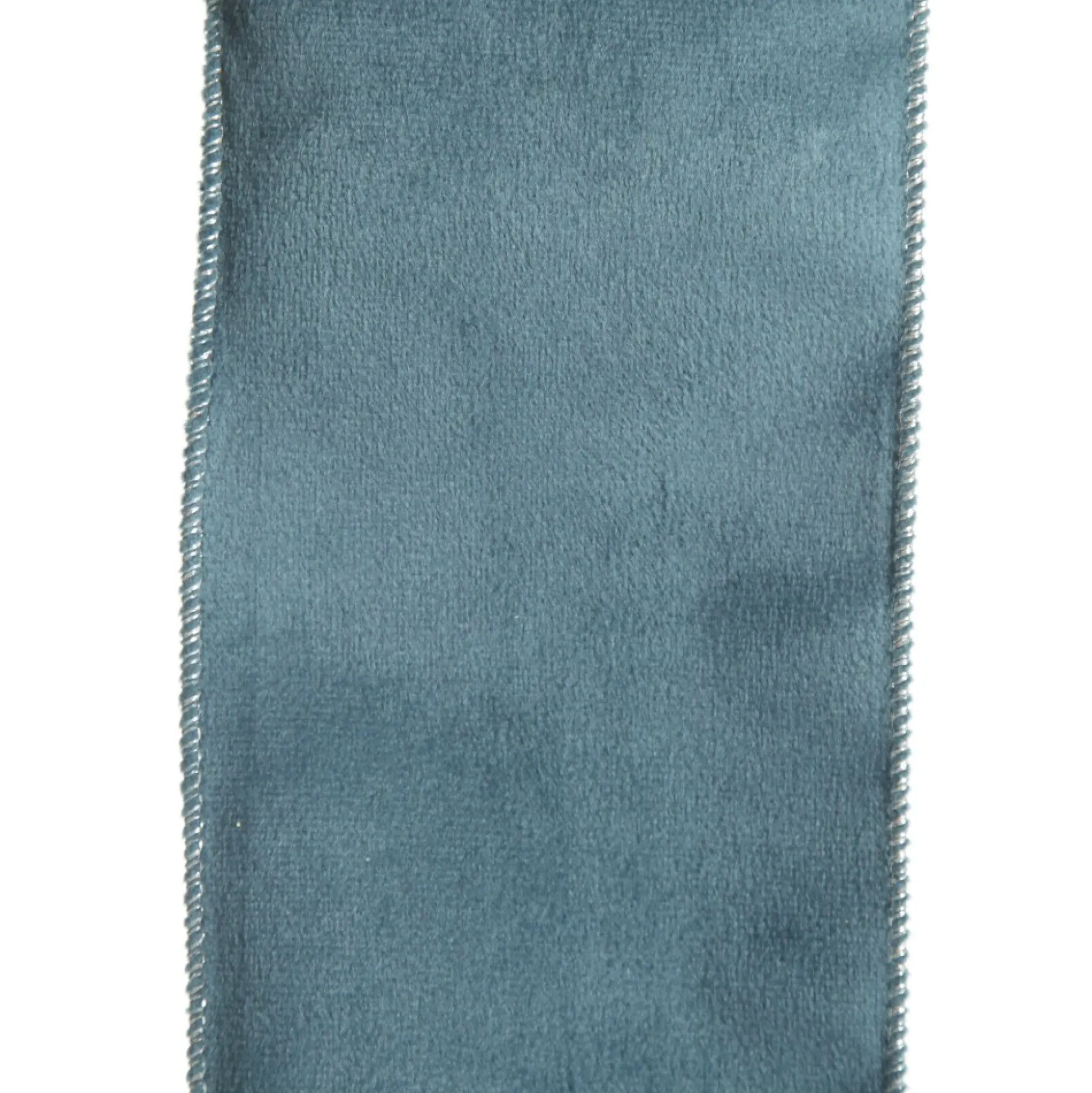 Reversible Blue Velvet and Champagne Satin Wired Christmas Ribbon Garland Tree Garlands|