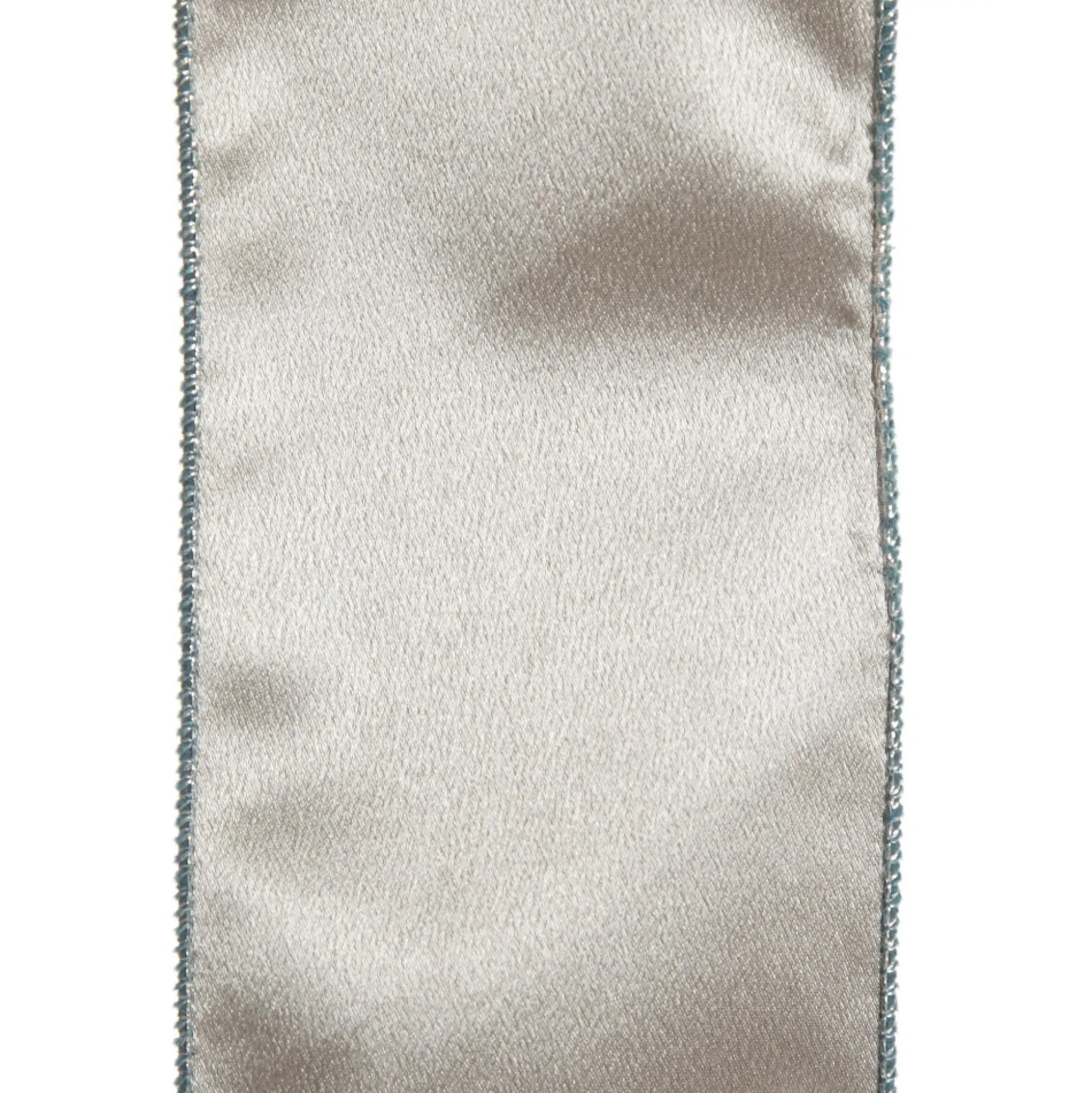 Reversible Blue Velvet and Champagne Satin Wired Christmas Ribbon Garland Tree Garlands|