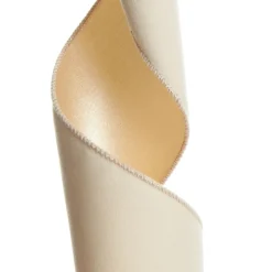 Reversible Ivory Velvet and Satin Wired Christmas Ribbon Garland Tree Garlands|