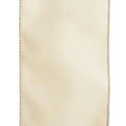 Reversible Ivory Velvet and Satin Wired Christmas Ribbon Garland Tree Garlands|