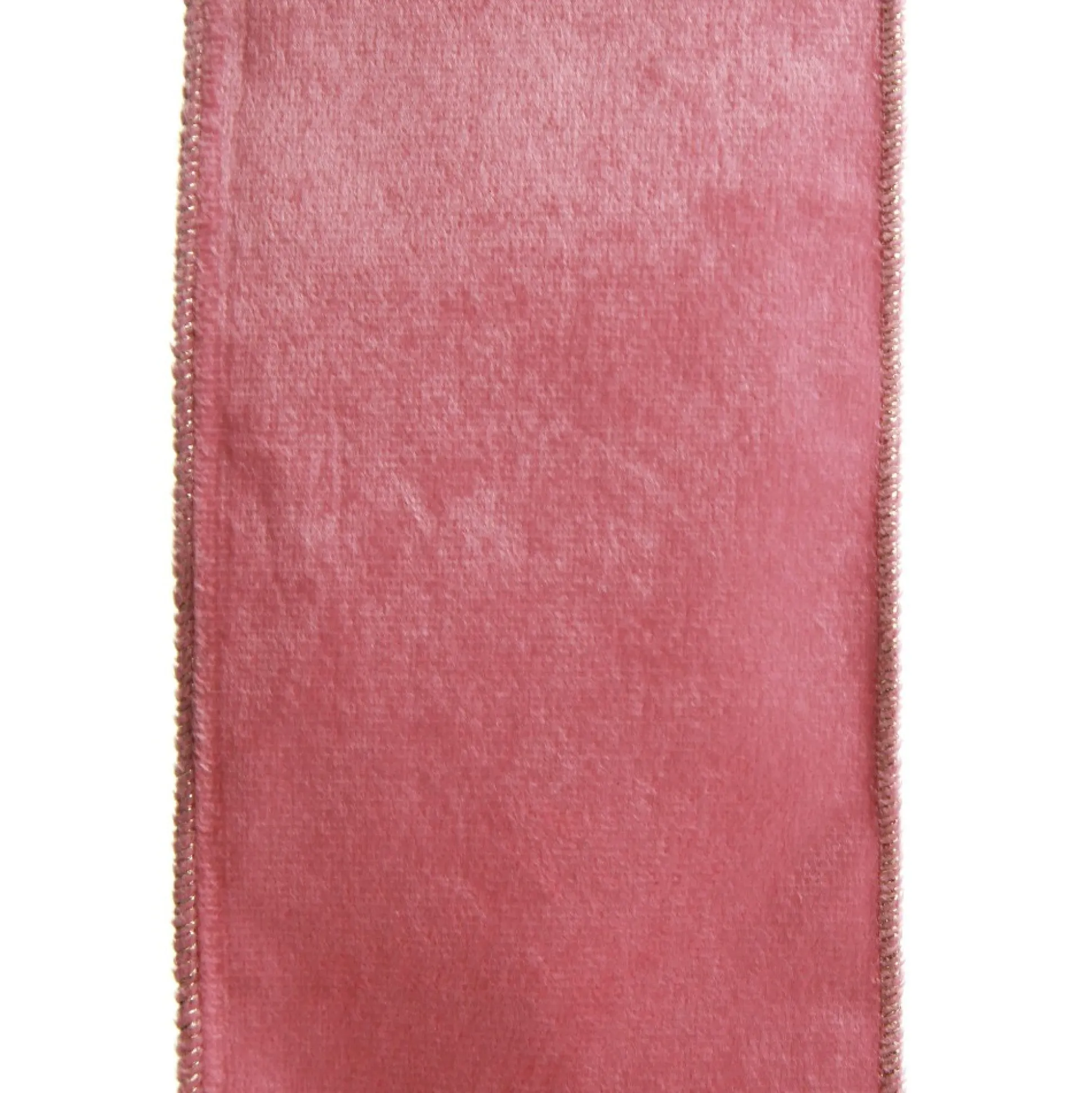 Reversible Pink Velour and Satin Wired Christmas Ribbon Garland Tree Garlands|