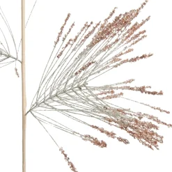 Rose Gold Glitter Grass Spray Christmas Sprays|