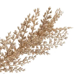 Rose Gold Glitter Leaf Spray Christmas Sprays|