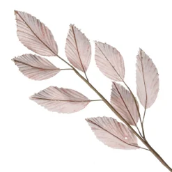 Rose Gold Glitter Leaf Spray with Sequin Tips Christmas Sprays|