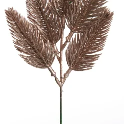 Rose Gold Glitter Pine Bud Pick - Set of 2 Christmas Pick|