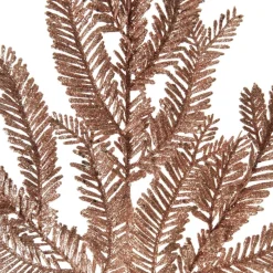 Rose Gold Glitter Pine Spray Christmas Sprays|