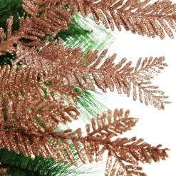Rose Gold Glitter Pine Spray Christmas Sprays|