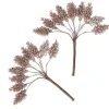 Rose Gold Glitter Pinecone Clusters - Set of 2 Christmas Pick|