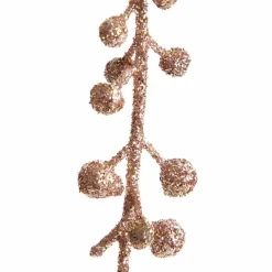 Rose Gold Glitter Weeping Spray Christmas Sprays|