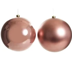 Rose Gold Jumbo Shatterproof Christmas Bauble Decoration Shatterproof Baubles|