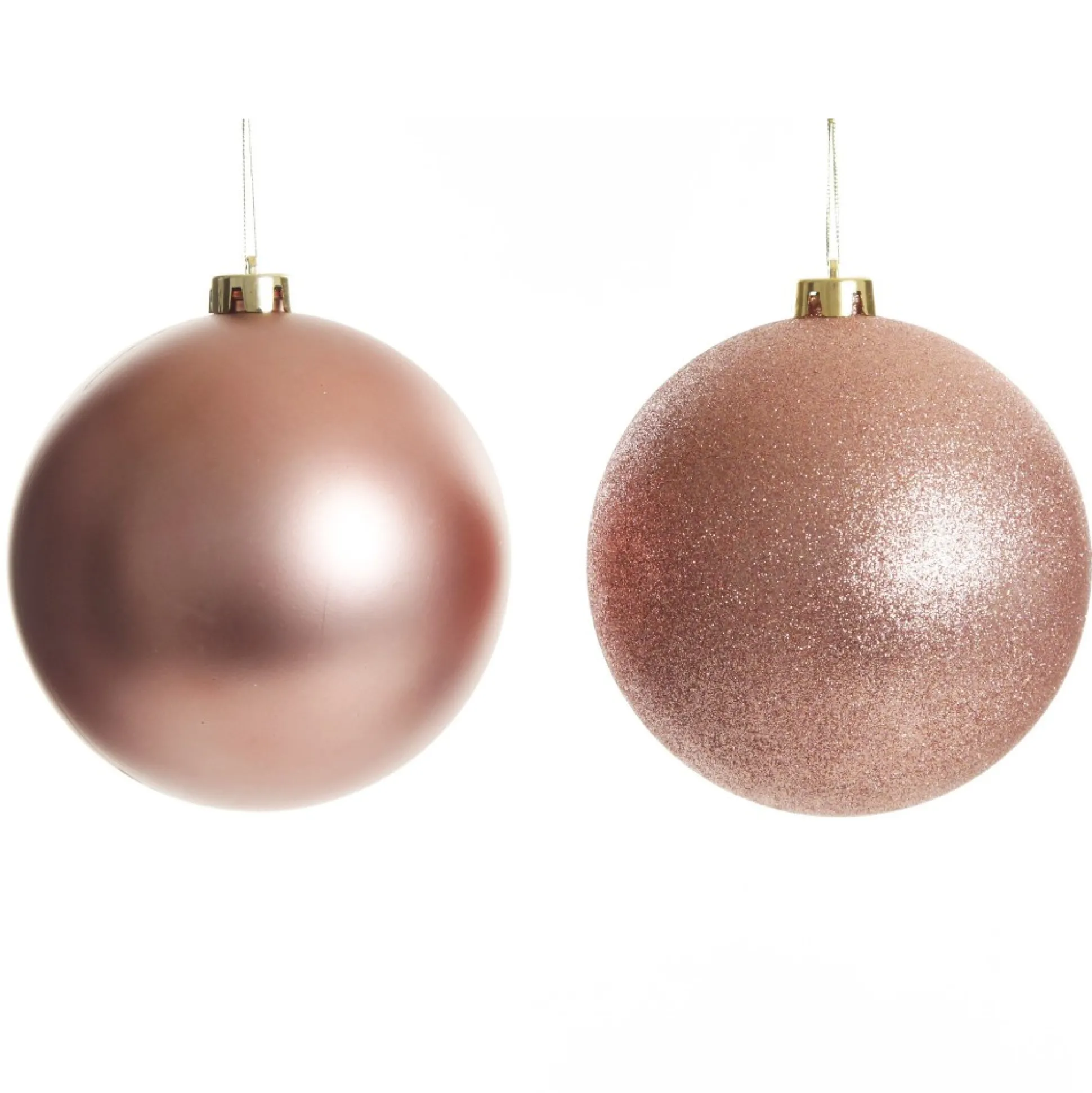 Rose Gold Jumbo Shatterproof Christmas Bauble Decoration Shatterproof Baubles|
