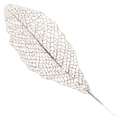 Rose Gold Mesh Palm Leaf Christmas Sprays|