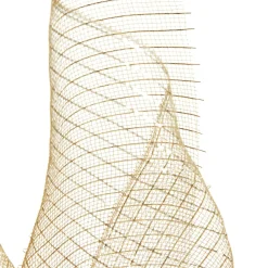 Rose Gold Metallic Thread Decomesh Roll Diy Wreaths|