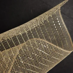 Rose Gold Metallic Thread Decomesh Roll Diy Wreaths|