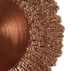 Rose Gold Sunburst Christmas Charger Plate Christmas Table Decor|